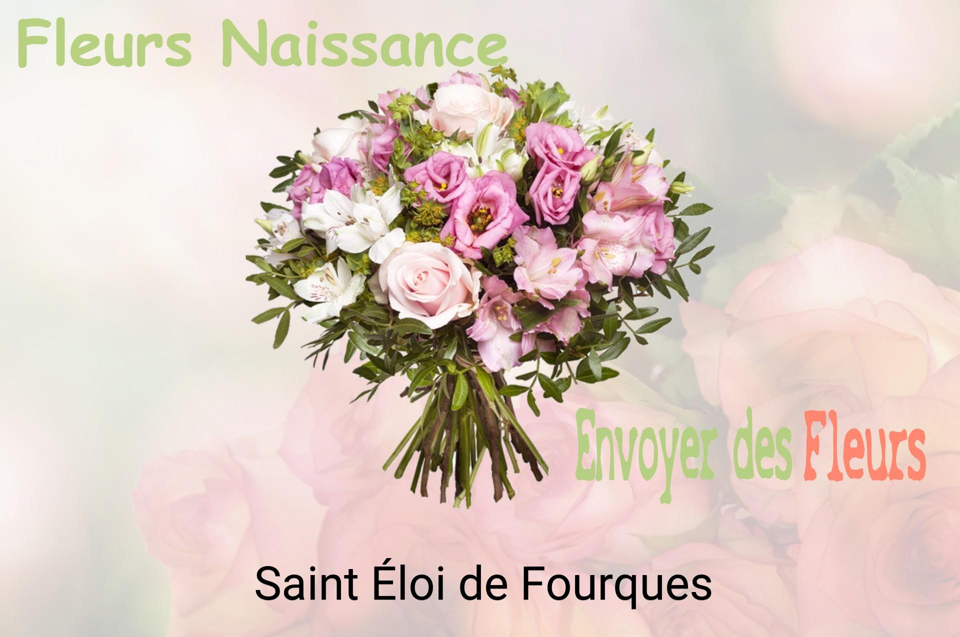 Bouquet de fleurs de naissance livré à Saint-Éloi-de-Fourques